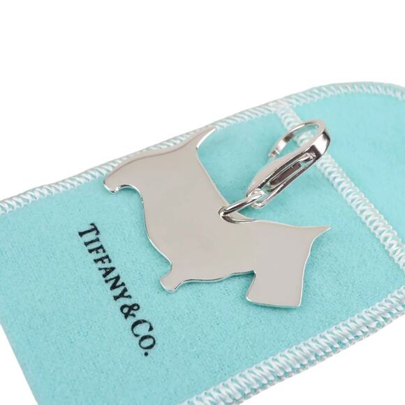 TIFFANY & CO. Extra Large Vintage Sterling Silver Scottie Terrier Dog Charm - Picture 3 of 5